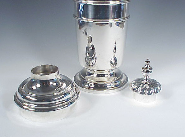 Tuttle Sterling Silver Art Deco Cocktail Shaker