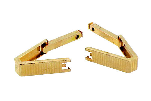 French 18K Yellow Gold Stirrup Cufflinks