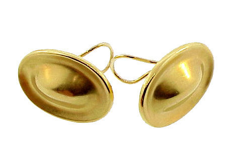 Vintage Angela Cummings 18K Yellow Gold Earrings