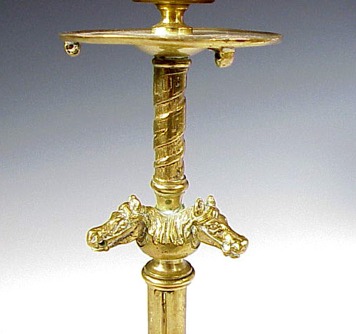 Bronze Candlesticks From Jockey Club De Paris