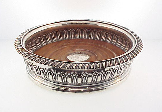 George III Regency Sterling Silver Wine Coaster