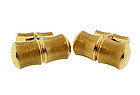 Vintage Cartier 18K Gold Bamboo Cufflinks
