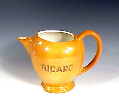 French Art Deco Porcelain Ricard Water Jug