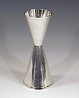 Tiffany & Co. Art Deco Sterling Silver Double Jigger