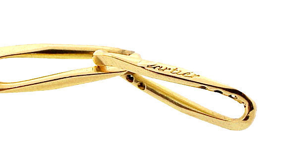 Cartier 18K Yellow Gold &amp; Diamond Oval Link Bracelet