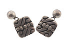 Early Mexican Silver Cufflinks