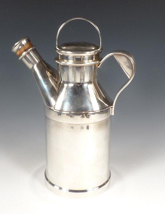 Reed &amp; Barton Silverplate Milk Can Cocktail Shaker
