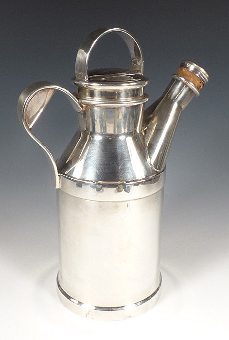 Reed &amp; Barton Silverplate Milk Can Cocktail Shaker