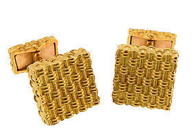 Tiffany & Co. France 18K Gold Cufflinks