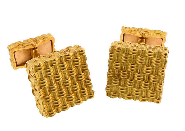 Tiffany &amp; Co. France 18K Gold Cufflinks