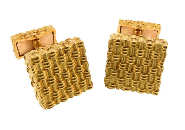 Tiffany &amp; Co. France 18K Gold Cufflinks