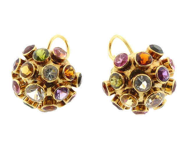 H Stern 18K Gold &amp; Gemstone Sputnik Earrings