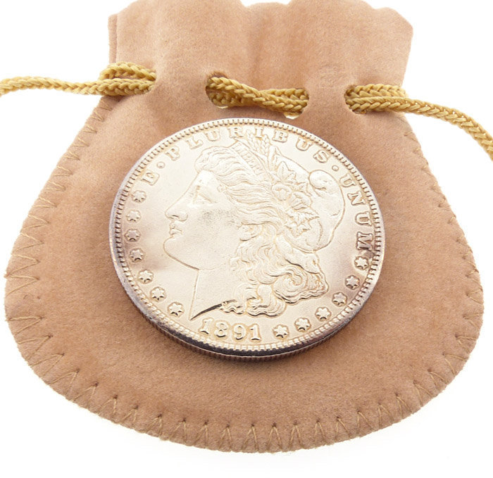 1891-S Morgan Brilliant Mint State US Silver Dollar