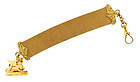 Victorian 14K Gold Sphinx Mesh Watch Chain & Fob
