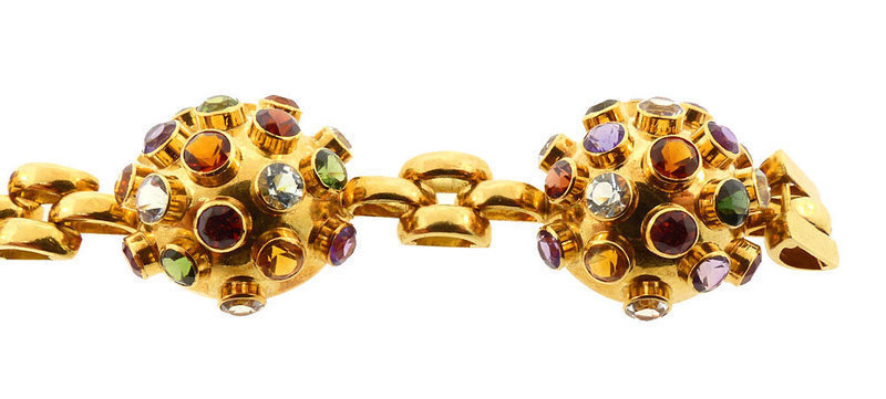 H Stern 18K Gold &amp; Gemstone Sputnik Bracelet