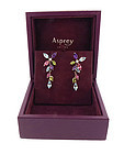 Asprey 18K White Gold Diamond & Gemstone Daisy Earrings