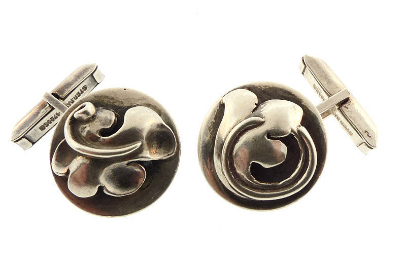 Art Deco Sterling Silver Cufflinks