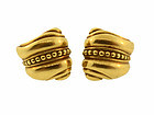 Kieselstein-Cord 18K Gold “Caviar” Earrings