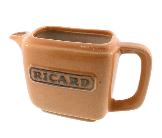 French Mid-Century Porcelain Miniature Ricard Water Jug