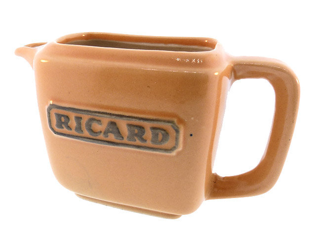 French Mid-Century Porcelain Miniature Ricard Water Jug
