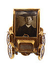 Edwardian Brass Automobile Picture Frame