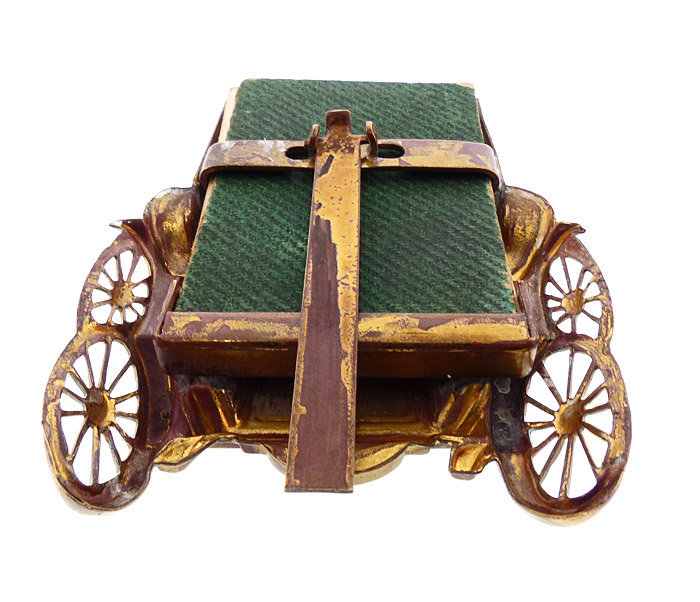 Edwardian Brass Automobile Picture Frame