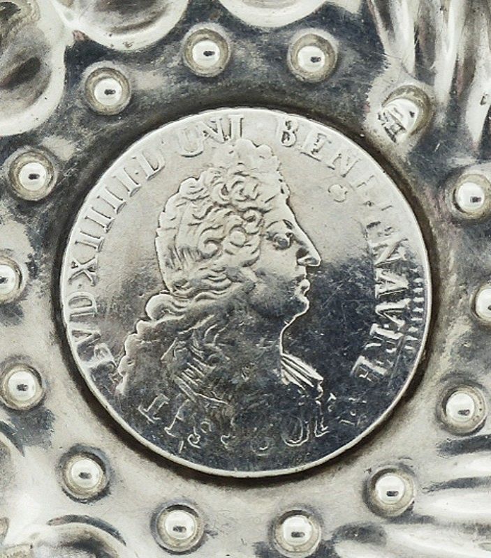 French Silver Louis XIV Coin Tastevin Wine Taster