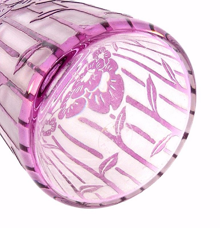 Cristalleries de Nancy Art Glass Cameo Glass Perfume Bottle