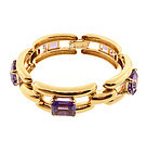 Retro Tiffany & Co. 14K Yellow Gold & Amethyst Bracelet