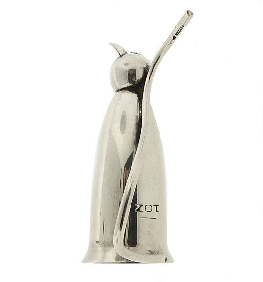 Napier Art Deco Silverplate Cat Jigger