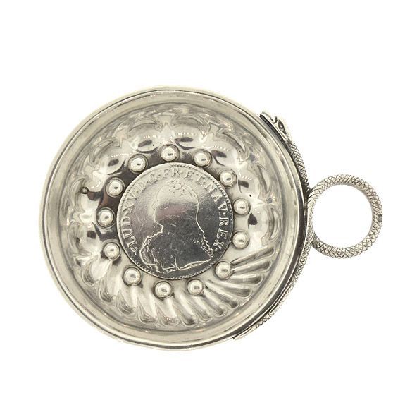 French Silver Louis XV Coin Wine Taster Tastevin