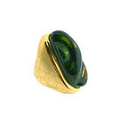 Haroldo Burle Marx 18K Gold & Green Tourmaline Forma Livre Ring