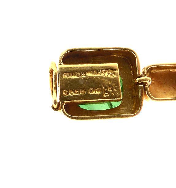 Haroldo Burle Marx 18K Gold &amp; Forma Livre Green Tourmaline Necklace