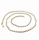 Edwardian Heavy 12K Gold Belcher Chain Necklace 22-5/8"
