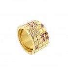 Cartier 18K Gold, Diamond & Ruby LANIERES Ring