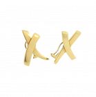 Tiffany & Co. Paloma Picasso 18K Gold X Earrings
