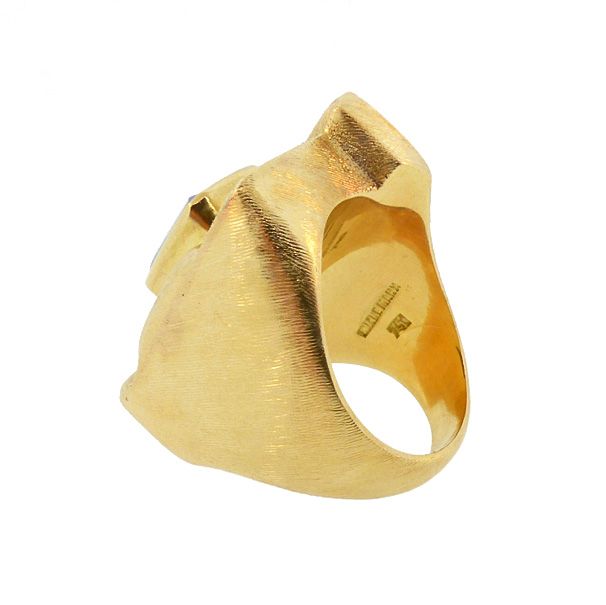 Roberto &amp; Haroldo Burle Marx 18K Gold Amethyst Ring