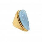 Burle Marx 18K Gold & Forma Livre Aquamarine Ring