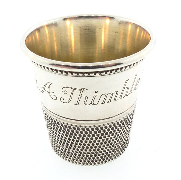 Thomae &amp; Co. Sterling Silver Thimble Jigger