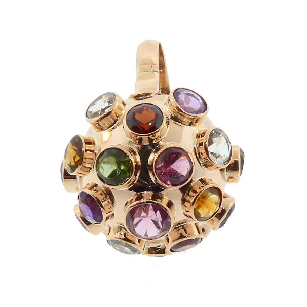 H Stern 18K Gold &amp; Multicolored Gemstone Sputnik Ring