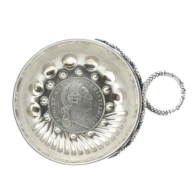 Silver Louis XV Coin COMITIA BURGUNDIAE Jeton Wine Taster Tastevin