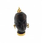 Vintage 18K Gold & Ebony Italian Blackamoor Charm