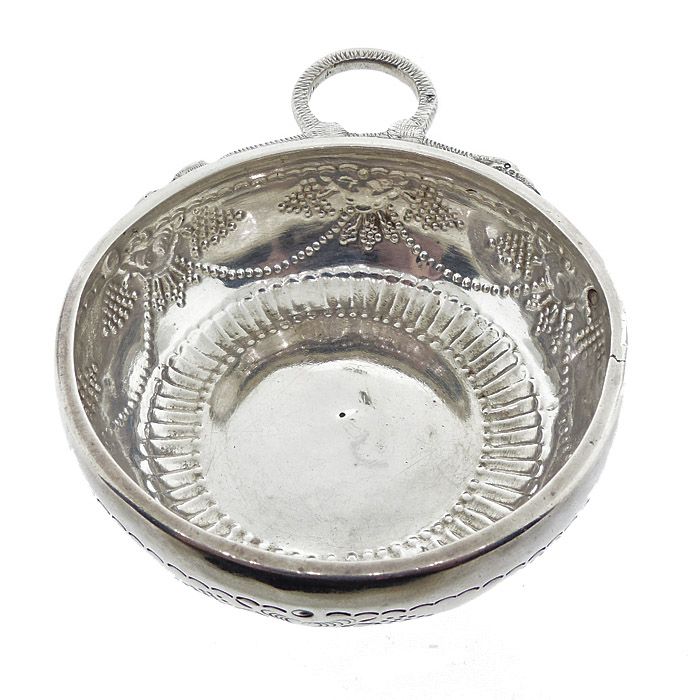 French Silver Louis XVIII Burgundian Style Wine Taster Tastevin