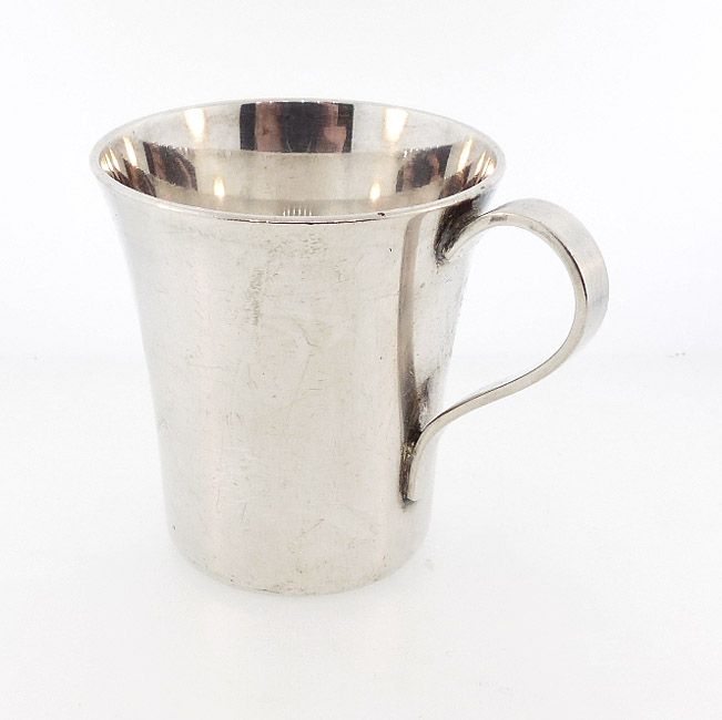 Art Deco Tiffany &amp; Co. Sterling Silver Handled Jigger