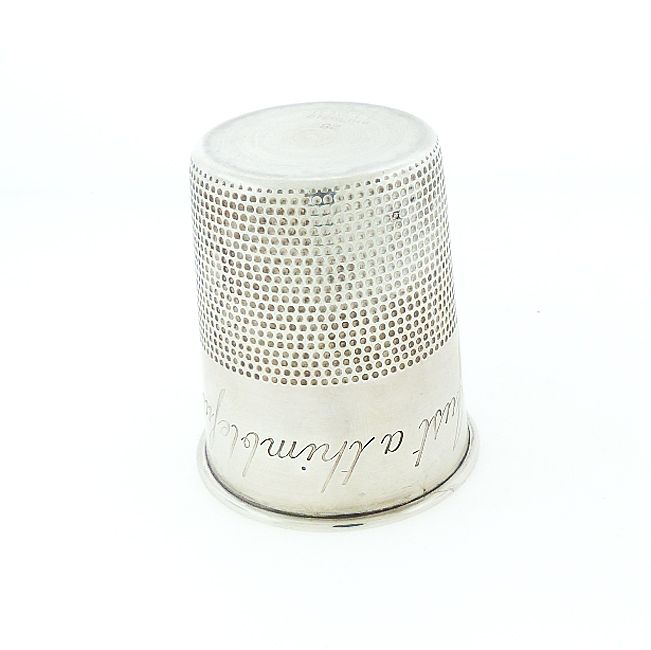 Vintage Towle Sterling Silver Thimble Figural Novelty Jigger