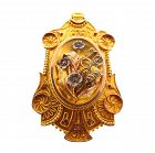 Victorian Etruscan 14K Multicolored Gold & Platinum Locket