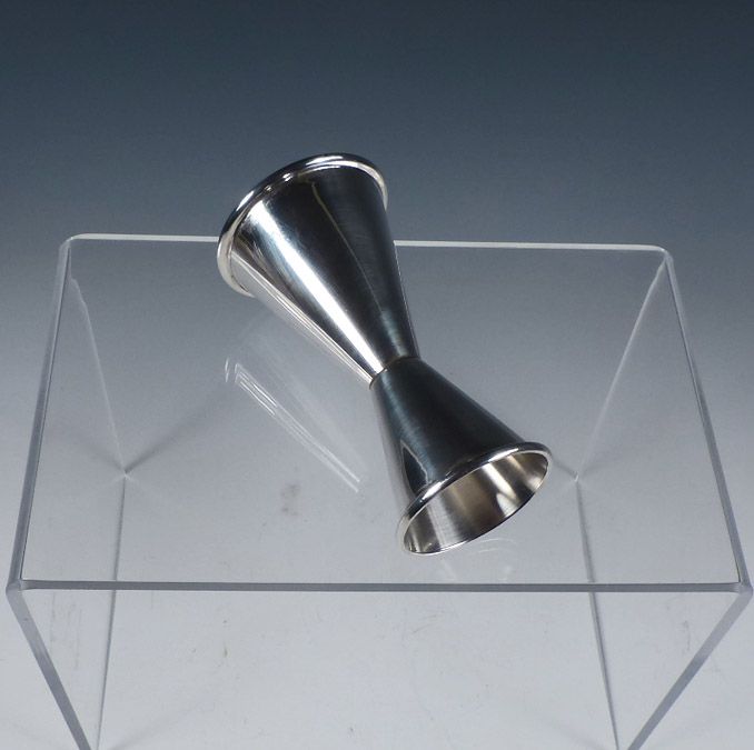 Vintage Sterling Silver Double-Cone Jigger