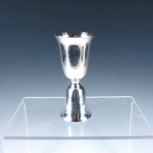 Mid-Century Sterling Silver Double Jigger by Web