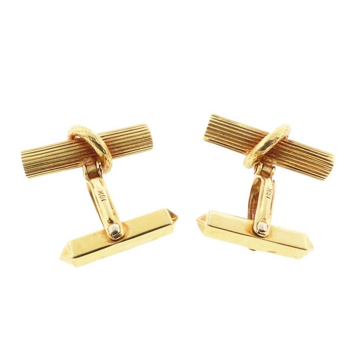 Cherny 18K Gold Baton Cufflinks