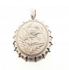 American Victorian Sterling Silver Aesthetic Period Locket